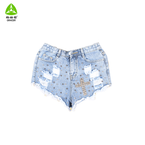 Pantalon court de Style de mode de Shanghai pour femmes, vêtements bon marché - Product Image 3
