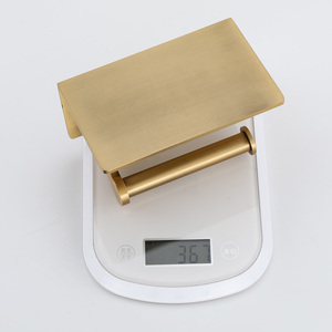 Porte-<span class=keywords><strong>papier</strong></span> <span class=keywords><strong>toilette</strong></span> moderne auto-adhésif en bronze <span class=keywords><strong>avec</strong></span> étagère, porte-rouleau de <span class=keywords><strong>papier</strong></span> <span class=keywords><strong>toilette</strong></span> <span class=keywords><strong>avec</strong></span> étagère - Product Image 6