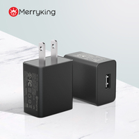 Merryking Mini buena calidad fábrica al por mayor carga 5W 5V1A adaptador de pared de EE. UU. para teléfono móvil