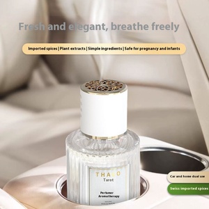 Diffuseur de parfum en verre haut de gamme Jasmine, ensemble de bâtonnets diffuseurs, parfum longue durée, désodorisant d'air pour voiture, élimination des odeurs intérieures - Product Image 2