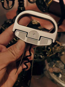 <span class=keywords><strong>Tire</strong></span>-<span class=keywords><strong>bouchon</strong></span> à vin plat en acier inoxydable Ah so, best-seller, à deux pointes, pour retirer les bouchons de vin - Product Image 1