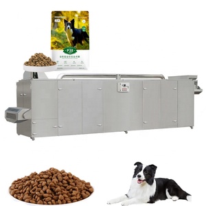 Máquina de inflado de doble tornillo completamente automática, motor de acero inoxidable 304, alta eficiencia, nueva línea de producción de alimentos para mascotas para perros y gatos - Product Image 6