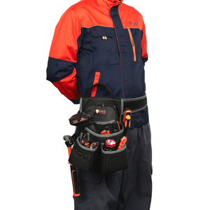 Sacs à outils en cuir personnalisables de haute qualité pour électriciens, avec plusieurs poches, robustes, pour le rangement des outils d'artisanat, vente en gros - Product Image 1