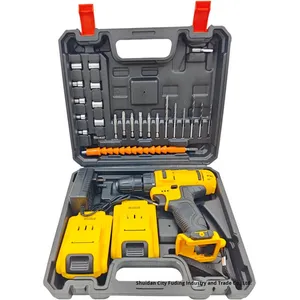 Taladro de impacto industrial transfronterizo de 48 V de alta potencia, reversible y multifunción, con estuche de plástico. - Product Image 2