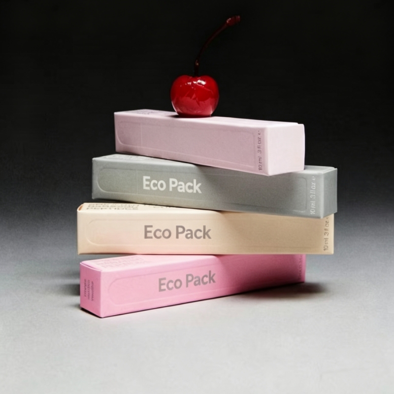 Custom Logo Small Paper Box White Card Cardboard Packaging Boxes for Cosmetic Packaging