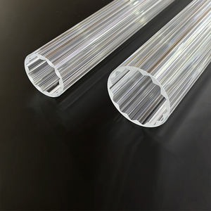 Tubo Acrílico Transparente Redondo de PMMA con Diseño Personalizado, Tamaño y Efecto para Decoración de Iluminación de Pared con LED - Product Image 4