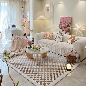 クラシックカーペットモダンミニマリストハイグレードライトラグジュアリーリビングルームベッドルームブランケットフロアマット - Product Image 2