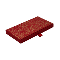 Boîtes cadeaux de cartes de visite de voeux personnalisées Boîte d'emballage de carte de crédit VIP Boîte à tiroir de paquets rouge
