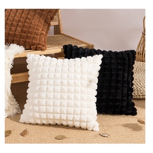 Innermor luxe moelleux taies d'oreiller doux chaud fausse fourrure lapin <span class=keywords><strong>coney</strong></span> à la recherche taie d'oreiller Chic Geo noël coussins - Product Image 1