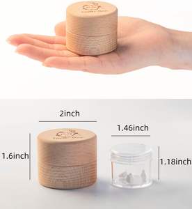 Caja de Madera para Dientes de Leche para Niñas y Niños, Linda Caja de Almacenamiento de Dientes Perdidos con Botella de Acrílico Transparente, Regalo de Recuerdo para Niños - Product Image 3
