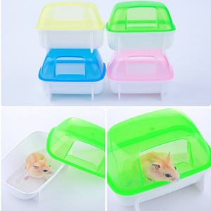 Baignoire pour souris, douche externe pour salle de bain, toilettes à double usage, grande baignoire, bain de sable, toilettes pour hamster Golden Bear - Product Image 1