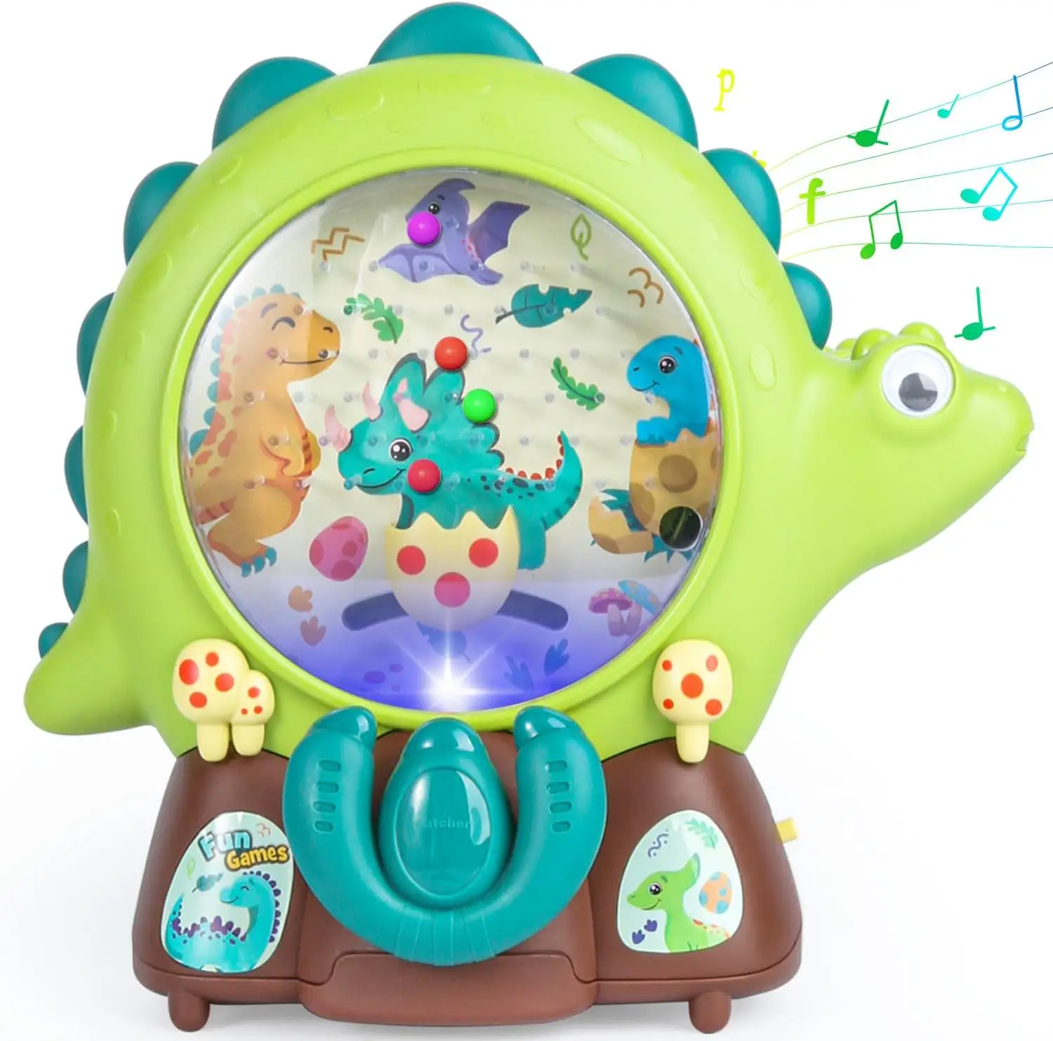 Mini artiglio macchina Arcade dinosauri flipper giocattoli per bambini macchina a sfera giochi Desktop genitore-bambino giochi interattivi