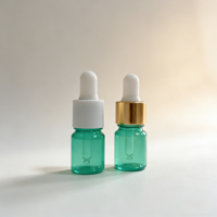Flacon compte-gouttes en plastique PET pour huile essentielle, sérum cosmétique pour le visage, 15 ml, 20 ml, 30 ml, 40 ml, 50 ml