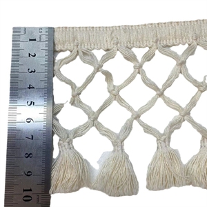 Tende in <span class=keywords><strong>pizzo</strong></span> a forma di diamante incrociato in stile bohémien Jiay, accessori, artigianato, decorazioni, fai da te - Product Image 5