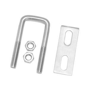 Fabricación u-bolt abrazadera de tubo precio galvanizado Q235 acero dulce acero inoxidable 304 316 U tipo perno de anclaje M16 - Product Image 6