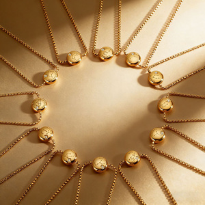 Pulsera de Acero Inoxidable con Baño de Oro de 18K, Diseño de Constelación del Zodiaco, Hipoalergénica, Joyería Ganku, Regalo para Mujer - Product Image 2