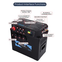 Générateur solaire Station d'alimentation portable 3000w 12V 24V Batterie Lifepo4 Cellule lithium-ion 300AH 2000WH