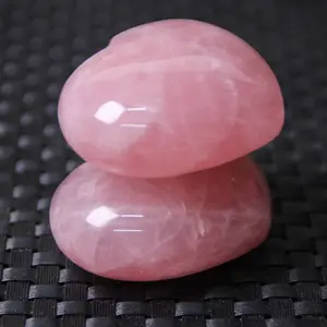 Gems Atacado Natural cristal ágata semi-pedra preciosa coração Escultura Artesanato