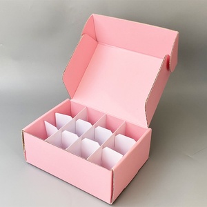 Small Corrugated Shipping Boxes Recycled Mailer Cartons for <b>Socks</b> and Any Other Items - Product Image 4