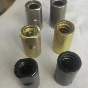 Conector de acoplamiento para varilla de perforación B19 B22 para plataforma de perforación minera, adaptador de unión roscada metálica - Product Image 1