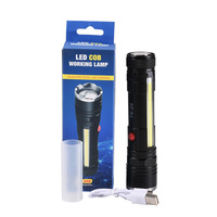 T6 COB lumière latérale Zoomable étanche queue aimant stylo clip rechargeable usb led tactique torche lumière lanterne lampe de poche extérieure