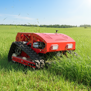 免费送货 100% 遥控式卷轴式割草机 花园履带式割草机 汽油割草机 - Product Image 1