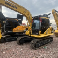 Excavatrice d'occasion Komatsu PC130 testée sur le terrain, meilleur prix, machinerie civile avec certification EPA