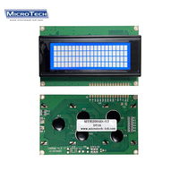 Module matriciel Microtech COB 2004 20x4 points S6A0069 STN Monochrome LCD Zone active 76,0x25,2mm Rétroéclairage bleu -20°C~70°C 6