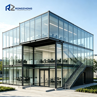 Structure en acier préfabriquée modulaire, résistante aux tremblements de terre, durable et flexible, pour bureaux, bâtiments commerciaux, gymnases, hôtels