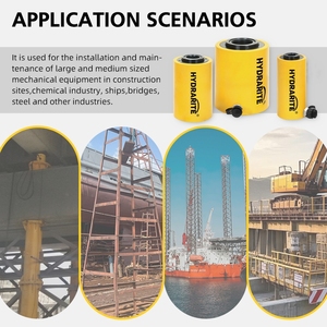 Gato hidráulico con orificio central de acero de aleación de alta resistencia, pistón hueco, émbolo hueco, cilindro de gato hidráulico, de acero de aleación de alta resistencia, DE, - Product Image 4