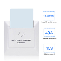 Interrupteur intelligent à carte RFID à économie d'énergie pour hôtel, 3 voies, 4 voies, unipolaire, bipolaire, bon prix