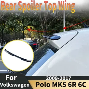 สปอยเลอร์หลังรถยนต์ StarNav สำหรับ Polo MK5 6R 6C ปี 2009-2017 ชุดแต่งครีบหลังยึดติด ชุดอุปกรณ์ตกแต่งรถยนต์ - Product Image 2