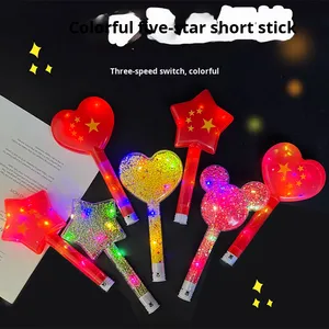 Bán Buôn Ngôi Sao Năm Cánh Bọt Hình Trái Tim Huỳnh Quang Bảo Vệ Môi Trường Buổi Hòa Nhạc Trẻ Em Năm Mới Vui Vẻ Thanh - Product Image 3