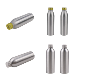 350ml 500ml <span class=keywords><strong>750ml</strong></span> 1000ml tùy chỉnh nhôm uống chai nước với kim loại vít nắp - Product Image 2