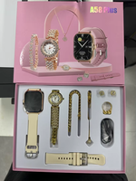 8 en 1 coffrets cadeaux avec bijoux pour femmes costumes A58 Plus Smartwatch écran tactile Fitness Tracker dames montre intelligente pour femmes A58plus