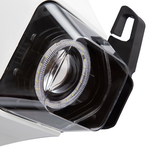 Phare de moto, adapté à la modification du phare LED « Ghost Face » Husqvarna, capot avant de moto tout-terrain - Product Image 4
