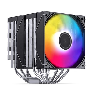 JONSBO CB80 Negro, Enfriador de CPU de Doble Torre de 120 mm, 6 Tubos de Calor, <span class=keywords><strong>2</strong></span> Ventiladores PWM ARGB, TDP 260 W para LGA115X/1200/1700/1851 AM5 AM4 - Product Image 4