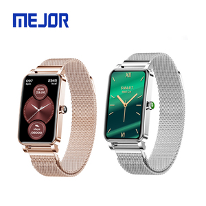 Phụ Nữ Sang Trọng Thông Minh Đồng Hồ Dây Đeo Vàng 2 Không Dây Đồng Hồ Quà Tặng Set ZX19 Thời Trang Đồng Hồ Smartwatch Phụ Nữ - Product Image 2