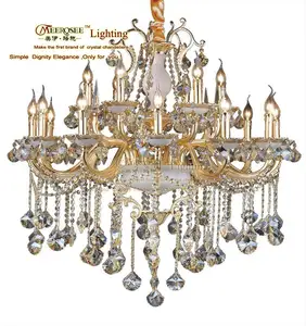 Candelabro de cristal egipcio, candelabro de cristal de mármol elegante, hermosa lámpara colgante de araña clásica