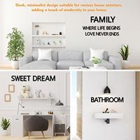 Numéros de maison autocollants de 3 pouces, lettres et chiffres d'adresse en acrylique noir pour l'extérieur, idéal pour le jardin, les boîtes aux lettres