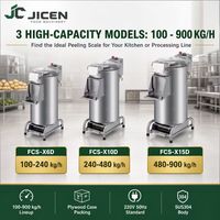JC Hoge Kwaliteit Uienschilmachine 370W 220V Hoge Productiviteit voor Commerciële Keukens & Groente-/Fruitverwerkingsbedrijven