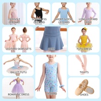 Justaucorps de gymnastique TM031 pour filles, combinaison de sport scintillante sans manches avec short et bas, tenue de danse, unitard d'entraînement, body