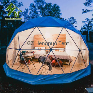 Meilleur prix de maison dôme 6m 7m tentes de <span class=keywords><strong>camping</strong></span> en plein air petit <span class=keywords><strong>chalet</strong></span> avec salle de bain pour hôtels - Product Image 2