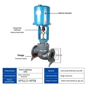 Vanne à diaphragme bidirectionnelle auto-contrôlée en acier moulé pour gaz, personnalisable OEM, ZDL-16C, commande polyvalente - Product Image 4