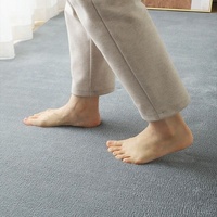 Teppich Bodenmatte Maßgefertigt Maschinengefertigt Modern Niedrigflorig Einfarbig Polyester für Wohnzimmerboden