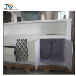 Văn phòng hiện đại Nhà Hàng LED chiếu sáng kính bàn tiếp tân - Product Image 6