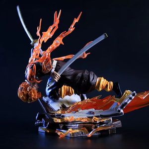 Figurines d'anime Agatsuma <span class=keywords><strong>Zenitsu</strong></span> en PVC <span class=keywords><strong>de</strong></span> haute qualité, posture <span class=keywords><strong>de</strong></span> combat, 30 cm - Product Image 1