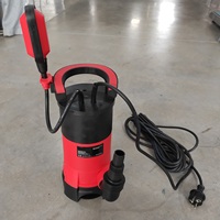 Pompe de drainage submersible électrique 900W 17000L/h en plastique pour eaux usées avec interrupteur à flotteur automatique pour jardin et cave inondée