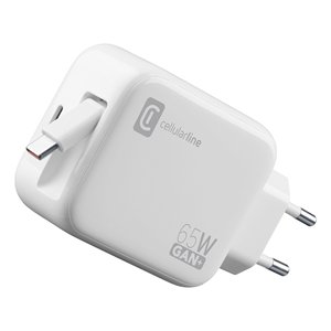 Caricabatterie USB <b>Type</b>-<b>C</b> RETRACTABLE 65W GaN White ACHROLLUSBCGAN65WW - Product Image 5