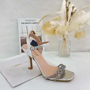 Newest Design chaussures dames oem shoes custom heels open toe heels ladies shoes